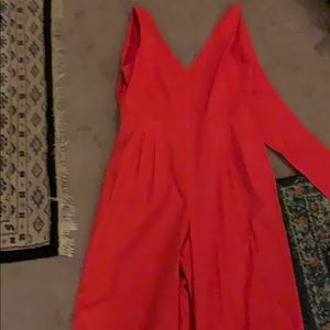 Red JCrew Jumpsuit